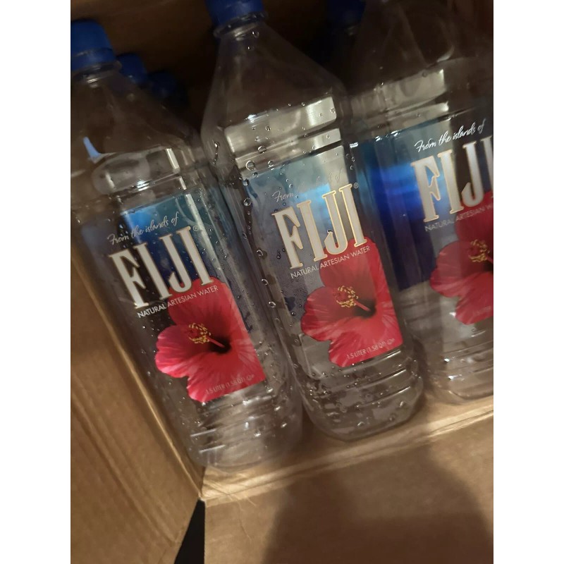 FIJI Water Lot Of 12 EMPTY FIJI Natural Artesian Water