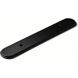 khtumeware 3 in. (76mm) Oval Cabinet Pull with Backplate, Matte Black 10 Pack