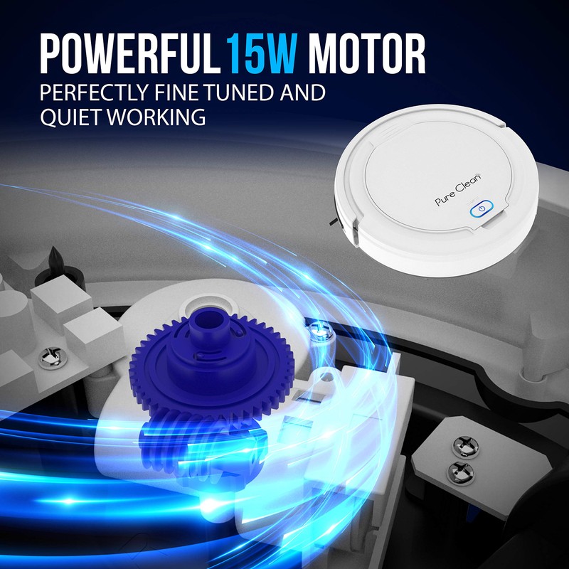 SereneLife Smart Automatic Robotic Vacuum Cleaner - Slim Rechargeable Electric