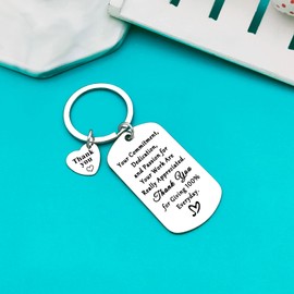 Ximalun Thank You Gifts Employee Appreciation Gifts Keyring Employee of the Month Gifts Employee Work Anniversary Christmas Birthday Leaving Retirement Gift Thank You Gift for Staff Colleagues