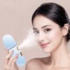 OK anytime, anywhere. Instant moisture recharge mist machine. Cost-effective portable ultrasonic nano mist machine used instead of mist, Aquamarine (light blue), Nano Mist00 / 언제 어디서든 OK 즉각 수분 충전 미스트기 미스트 대신 쓰는 가성비 휴대용 초음파 나노 미스트기, 아쿠아마린(하늘색), 나노미스트Nano Mist00