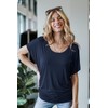 LL WT742 Women's Versatile Casual Short Sleeve Dolman Top –