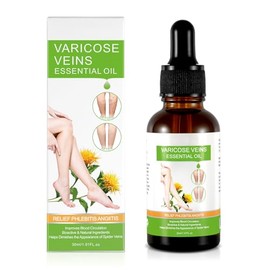 Aceite Esencial Para Venas Varicosas, Aceite Para Eliminar Arañas Vasculares En Las Piernas, Aceites Naturales Para El Tratamiento De Venas Varicosas 30 Ml