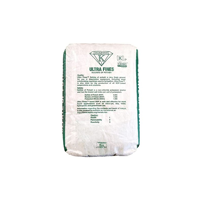 50lb Bag Organic Solution Grade Sulfate of Potassium Fertilizer Powder