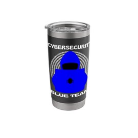 Blue Team Cybersecurity Hacking Ethical Hacker Cybersecurity Stainless Steel Insulated Tumbler