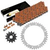 Yamaha Orange Drive Chain And Sprockets Kit for Yamaha Blaster