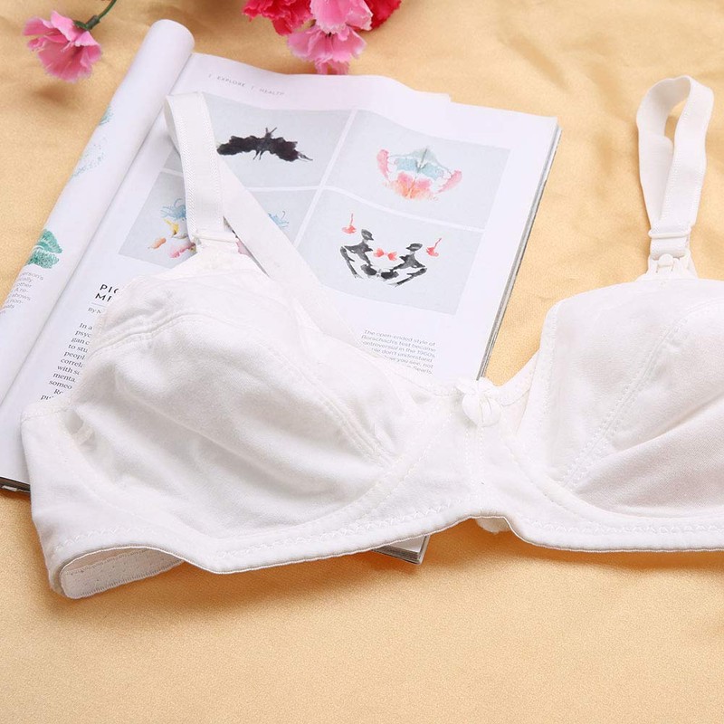 Cotton Maternity Bra Open Front Nursing Bra Pregnant Nursing Bras