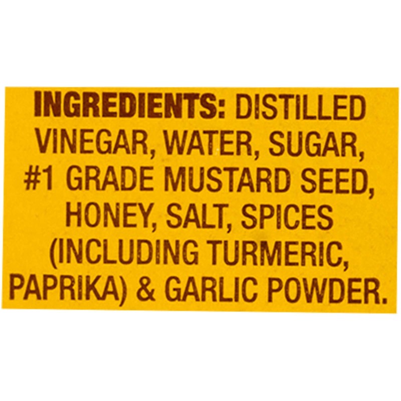 French's Honey Mustard, 105 oz - One 105 Ounce Container