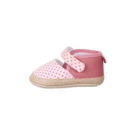 Sterntaler Baby Girl Baby Ballerina Dots Flat Slipper, pink