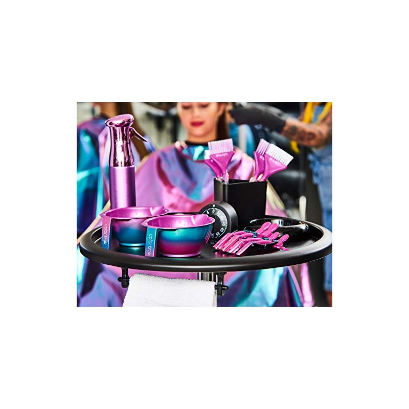 Colortrak SC Aurora Bowls, Stackable Color Bowls With Non-Slip Rubber