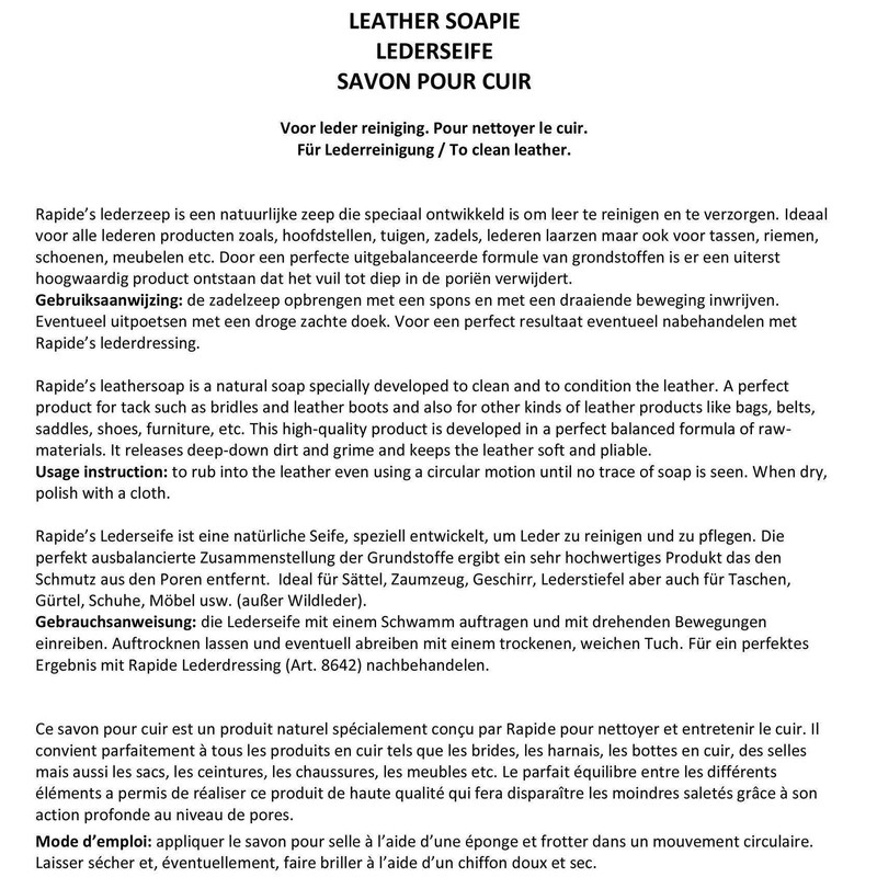 Rapide Lederseife