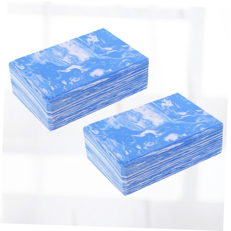 Sosoport High Density Eva Yoga Bricks Camouflage Fitness Blocks 2pcs