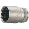 TRUSCO T4-27W Socket, 12 Square Type, Insertion Angle 0.5 inches (12.7 mm), Opposite Side 1.1 inches (27 mm)