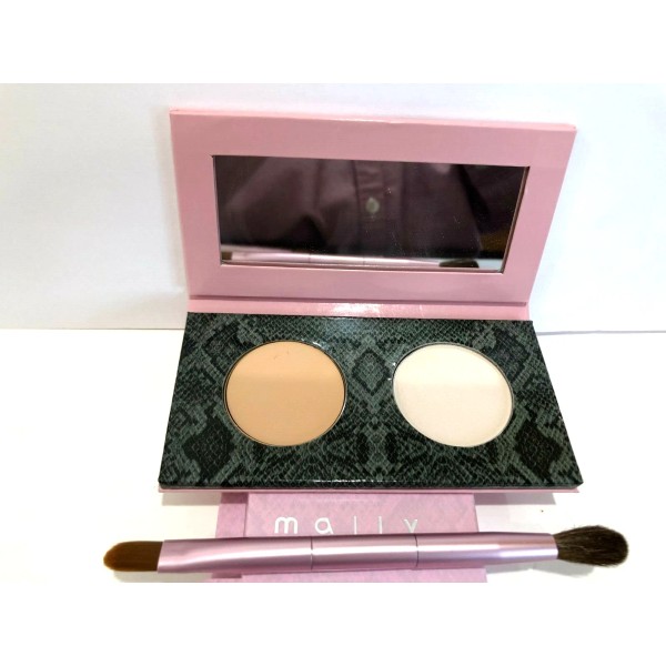 MALLY Cancellation Concealer System - LIGHT/MEDIUM & BRUSH (NEW IN