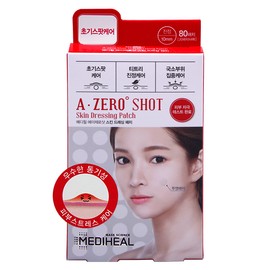 메디힐 에이제로샷 스킨 드레싱 패치 -붉은 스팟, 80개입, 1개 Mediheal A Zero Shot Skin Dressing Patch - Red Spots, 80 pieces, 1 pack