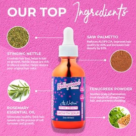 Hollywood HairBar Hair Regrowth Serum - Extra Strength (Large Bottle)