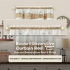 Decorative Window Curtain Rods with Finials, 28 to 48 Inches,