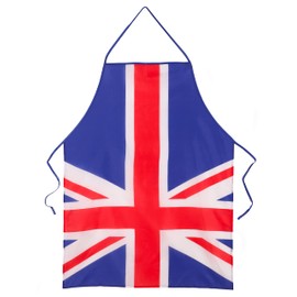 Toyland® Union Jack Printed Polyester Apron - One Size - His Majesty King Charles The III Coronation British Decorations