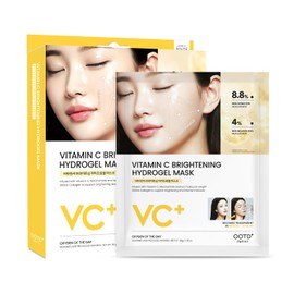 #OOTD Vitamin C, Collagen, Glutathione-Infused Hydrogel Face Mask (5-Pack) – Korean Cosmetics for Moisture & Firmness, Preventing Dullness, and Radiant Skin