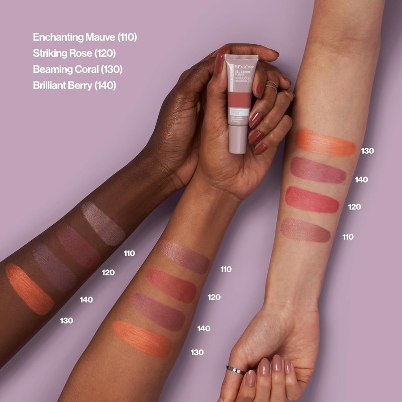 Rubor Revlon Illuminance Gel Serum Blush tono Striking Rose