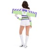 Tipsy Elves 90s White Green and Purple Space Ranger Long