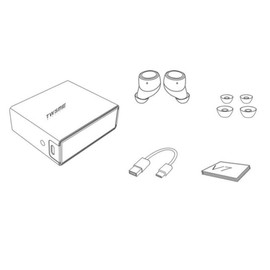 TWS Smart S-V7 Bluetooth Headset with USB Charging Box and Portable Charger USB 2500mAh iOS/Android