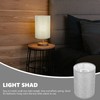 VANZACK Tall Drum Lamp Shade: Linen Table Lamp Cover -