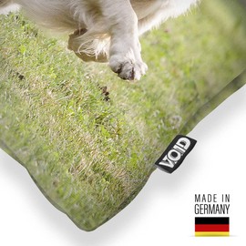 VOID Golden Retriever Kissenbezug Kissenhülle Sofakissen Kissen Deko Outdoor-Kissen Dekokissen, Kissen Größe:40 x 40 cm