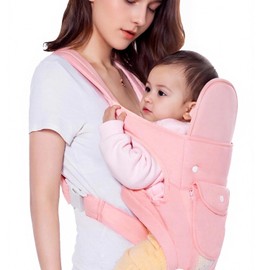 KIYUMI Baby Sling Carrier Portable Newborn Toddler,Child Infant Baby Carrier-Child Carrier Sling,Lightweight & Breathabl Hip 4 in 1 Carry,Pink