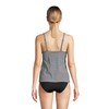 Lands' End Women Chlorine Resistant Tie Front Underwire Tankini Top