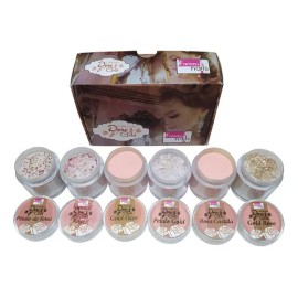 Colecciones Fantasy Nails Acrilico 6 Pz Color Rose gold                                                                                               