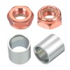 PATIKIL Skateboard Truck Hardware Kit Skateboard Truck Lock Nut Axle