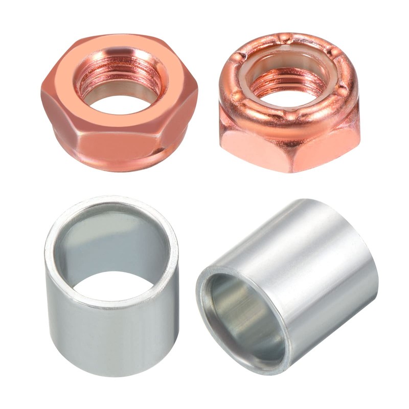 PATIKIL Skateboard Truck Hardware Kit Skateboard Truck Lock Nut Axle