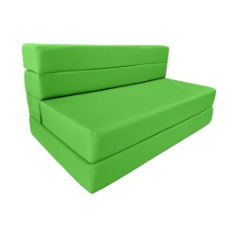 Danfuton Folding Foam Mattresses, Chair Lounger, Studio Guest Beds, 6 x 39x 80, Lime