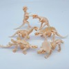 Lqucwepp 36PCS Dinosaur Fossil Skeleton,Figures Dino Bones for Dino Sand