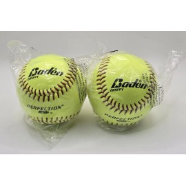 Baden (2) Baden Perfection Game Fastpitch Softballs | NFHS Approved 12" Ball |