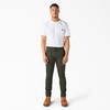 Dickies Men's Flex Skinny Fit Double Knee Work Pants Olive