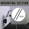 Wall Hung Toilet Tank Installation Screw Set,Compatible with Geberit 240.189.00.1,Hreaded