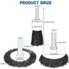 15PCS Wire Brushes Kit for Drill, Stainless Steel Wire Wheel