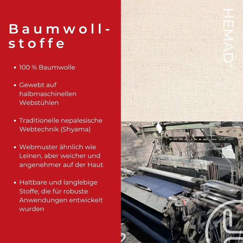 HEMAD Bag - Medieval-Larp Cotton Drawstring Bag - brown -