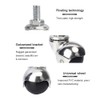 4PCS Universal Ball Caster 1.5 inch Light M10 Screw Rod