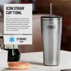 Thermos - Stainless Steel Icon Straw Cup (710ml) BPA Free