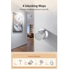 Big Fingerprint Smart Door Knob, Keyless Entry Door Lock with