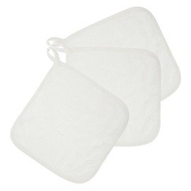 Hohopeti 3pcs Multi-Purpose Towels Soft and Water Absorbent Face Cleaning Washcloths for Newborns for Bathing and Daily Use Gentle Sensitive Skin