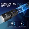 TrixHub Rechargeable Flashlights 2 Pack, Super Bright High Lumens Flash