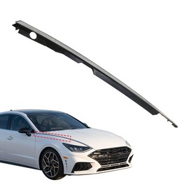 XQSMWF Front Passenger Right Side Chrome Fender Garnish Molding Trim Replacement for Hyundai Sonata 2020 2021 2022 2023 - Replaces 87712-L1100 87712L1100