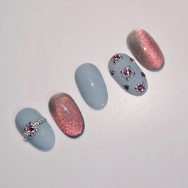 antique sun nail tip - Coffin Midi / antique 수네일팁 - 코핀미디