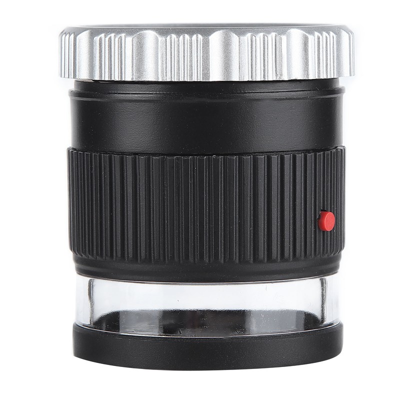 TH‑9006B Metal LED Magnifying Glass Portable High Magnification Magnifier with