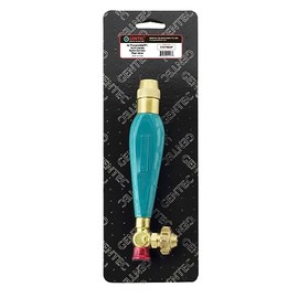 GTC Direct 77ST-RBSP Ergonomic Air-Acetylene/Air-Propane/MAPP Torch Handles, Phenolic Body, 3-Port, BSPT 9/16"-18 Outlet, Black