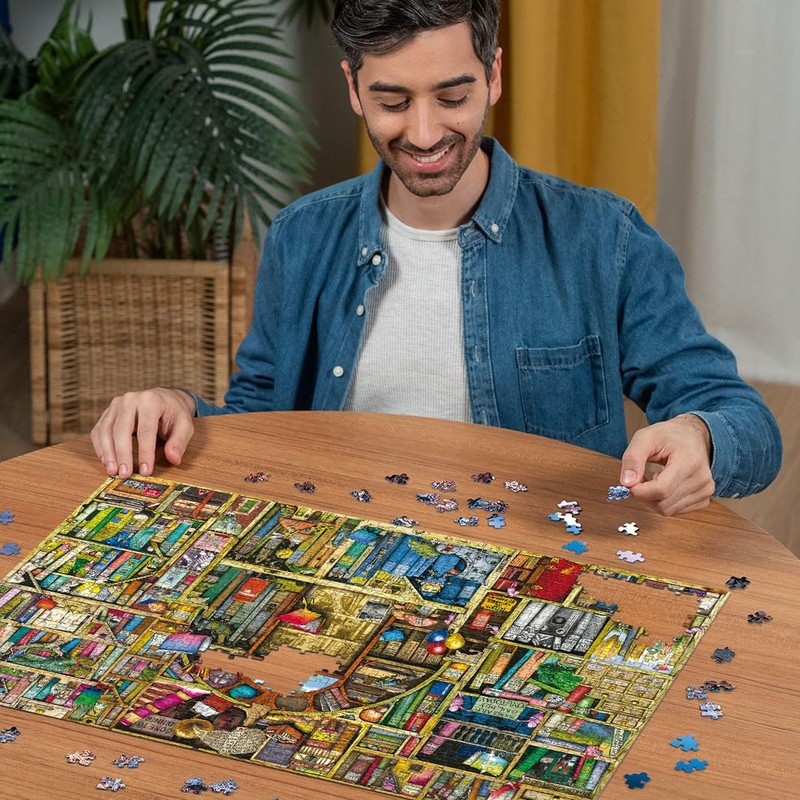Ravensburger The Bizarre Bookshop 2 1000 Piece Jigsaw Puzzle for